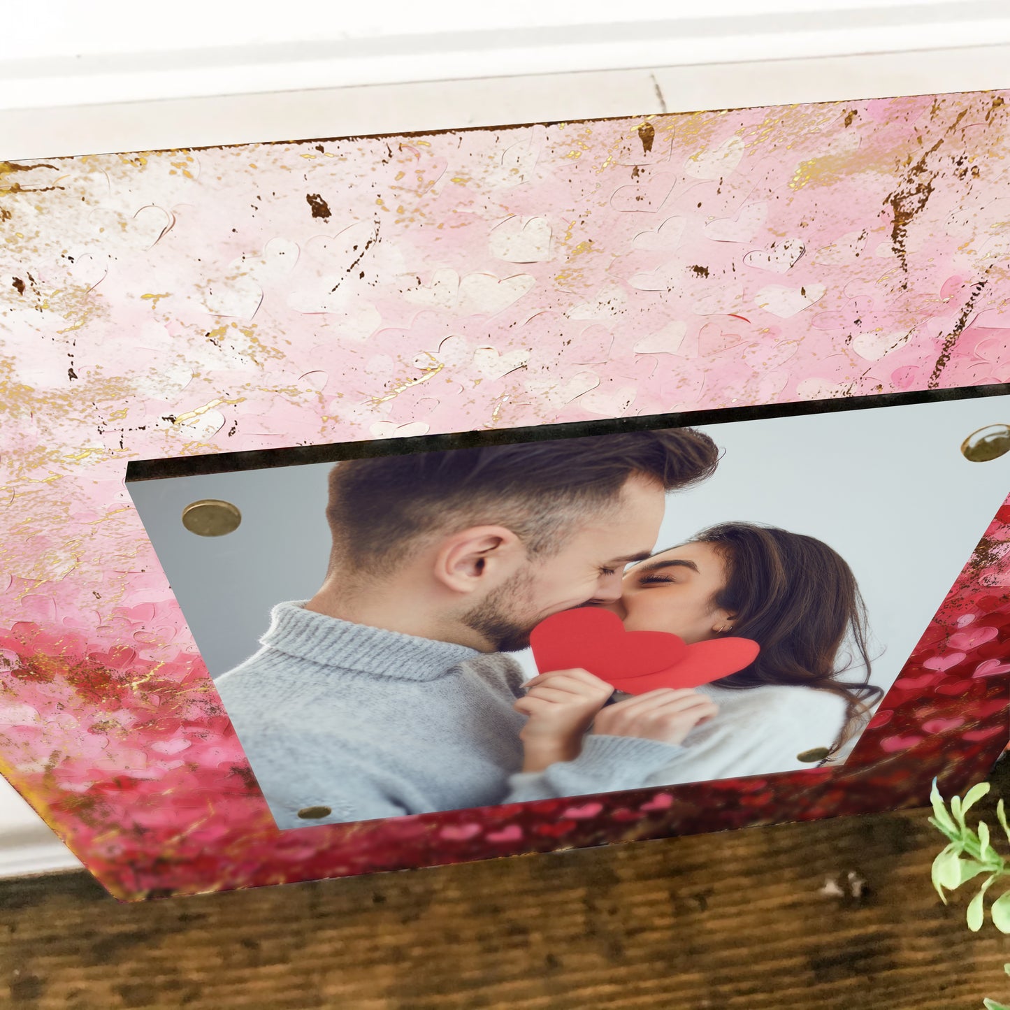 Personalized Valentine Wall Decor | Custom Photo Sign | Valentine’s Day Gift for Spouse | Custom Print