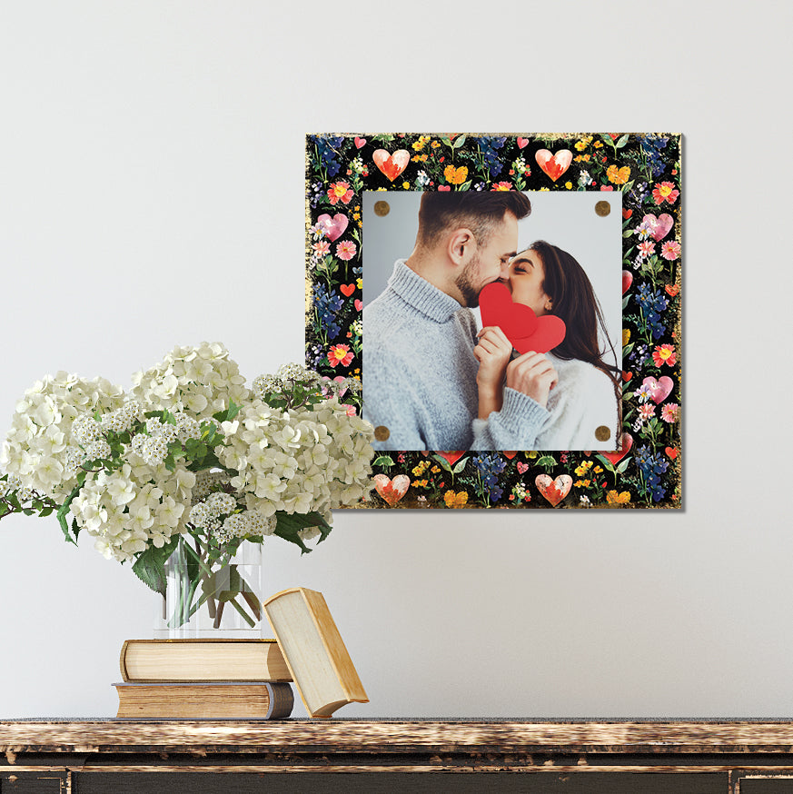 Personalized Valentine Wall Decor | Custom Photo Sign | Valentine’s Day Gift for Spouse | Custom Print