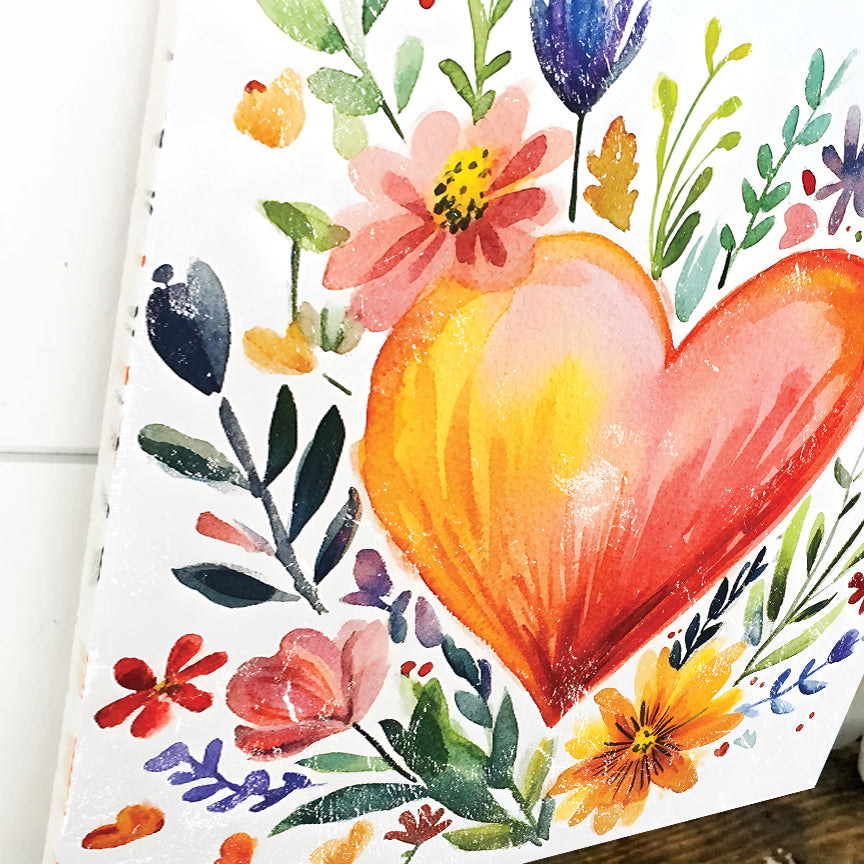Valentine Wall Decor | Vintage Valentine’s Canvas | Modern Farmhouse Mantel Entryway Decor | Valentine’s Day Decoration | 3 Sizes