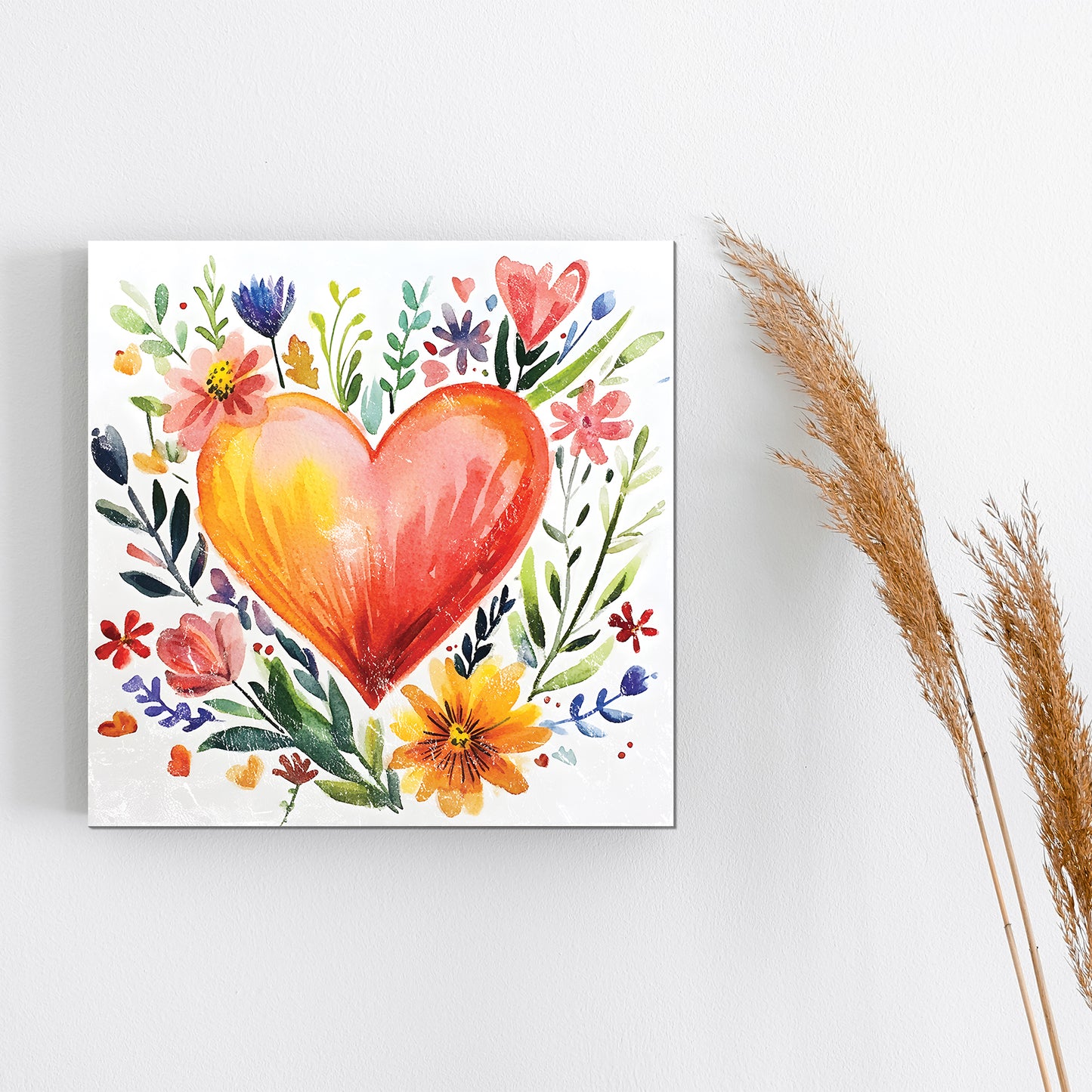 Valentine Wall Decor | Vintage Valentine’s Canvas | Modern Farmhouse Mantel Entryway Decor | Valentine’s Day Decoration | 3 Sizes