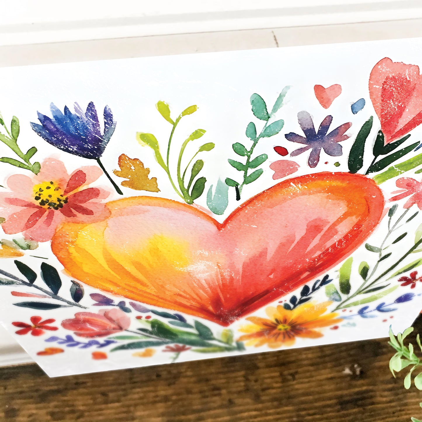 Valentine Wall Decor | Vintage Valentine’s Canvas | Modern Farmhouse Mantel Entryway Decor | Valentine’s Day Decoration | 3 Sizes