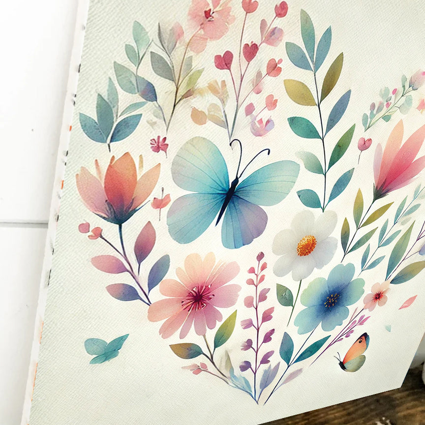 Valentine Wall Decor | Vintage Valentine’s Canvas | Modern Farmhouse Mantel Entryway Decor | Valentine’s Day Decoration | 3 Sizes (Copy)