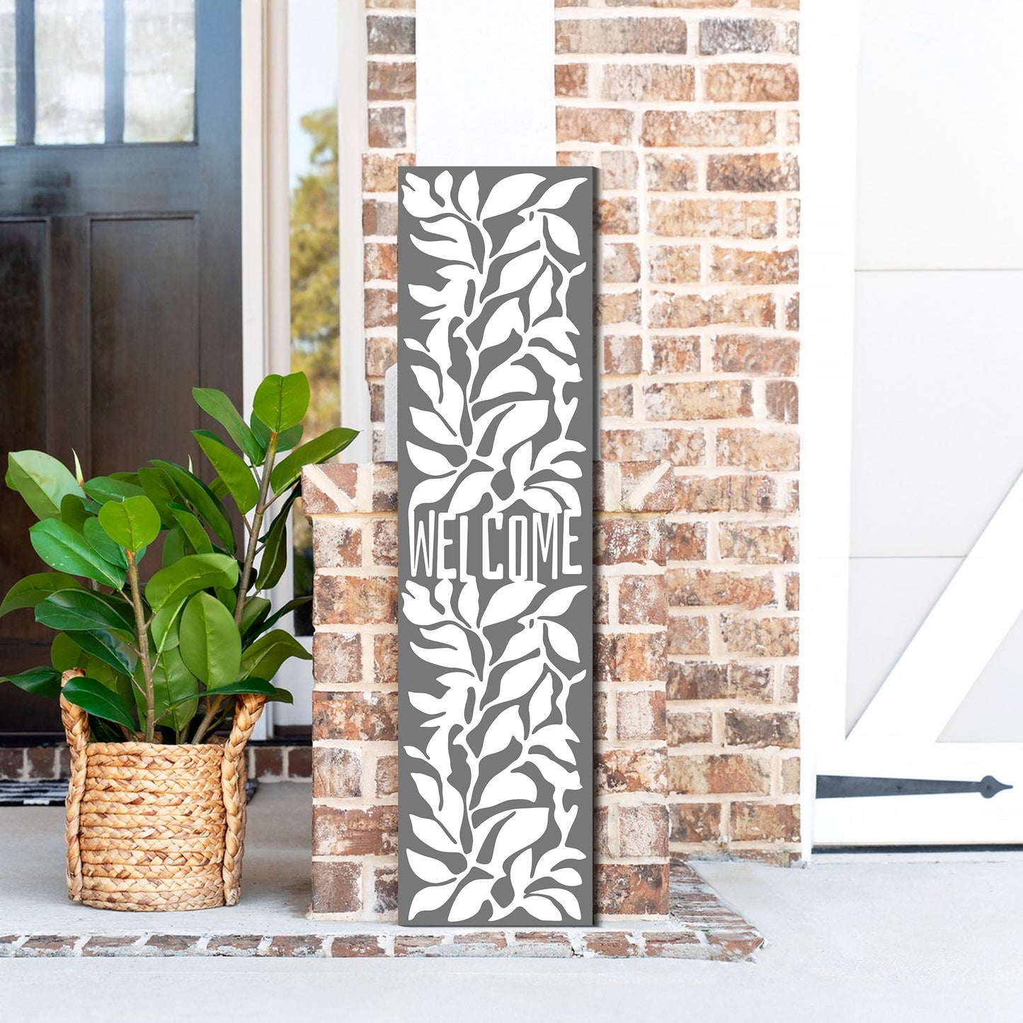 Everyday Welcome Porch Sign | Front Door, Entryway, Kitchen, Porch, Mantle Decor | 3 Sizes | UV Print