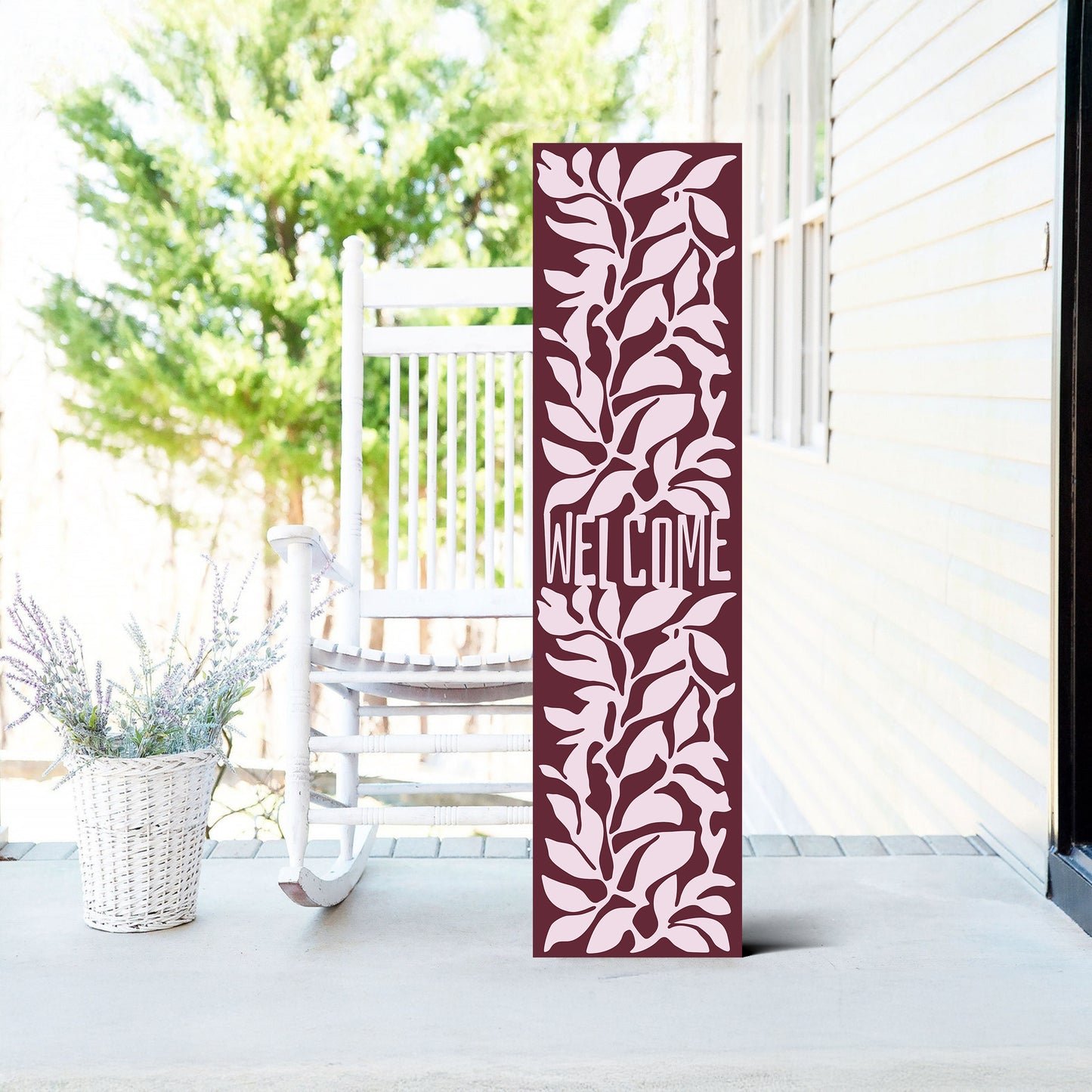 Everyday Welcome Porch Sign | Front Door, Entryway, Kitchen, Porch, Mantle Decor | 3 Sizes | UV Print
