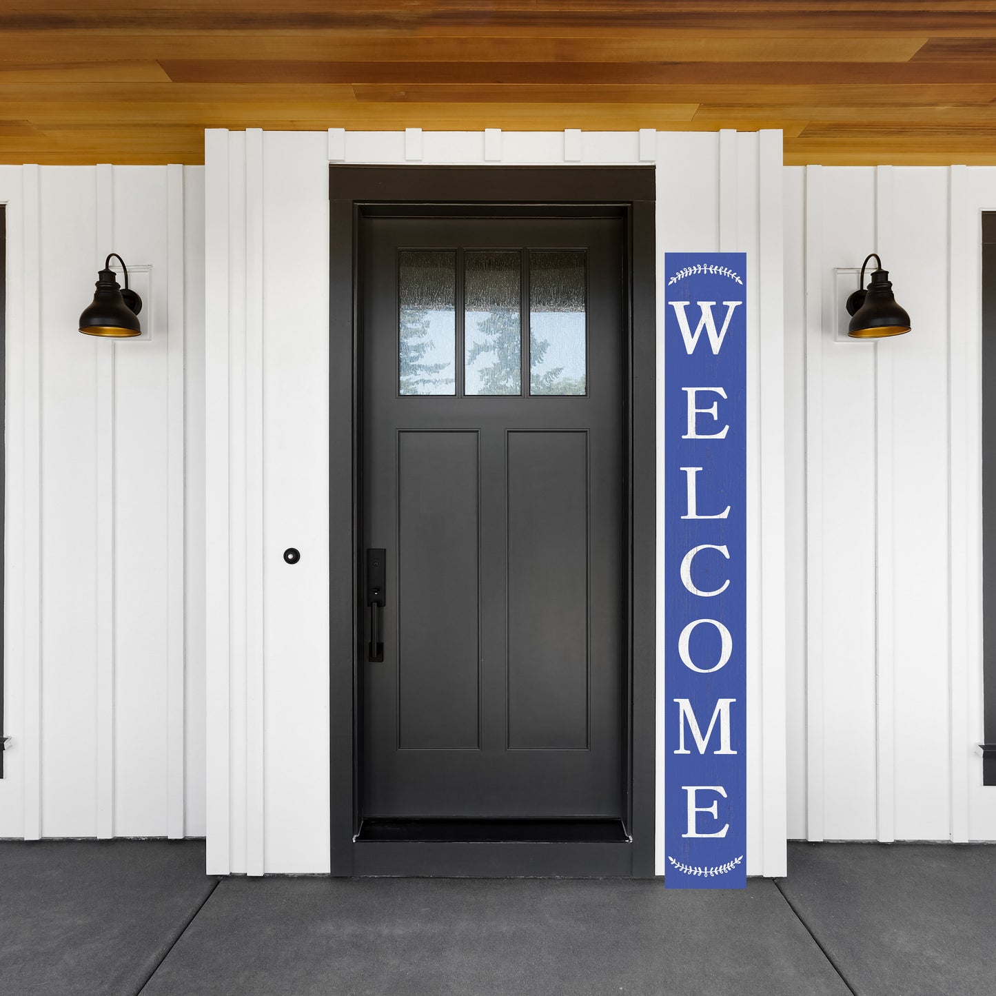 72in Everyday Outdoor Welcome Porch Sign | Front Porch Decor | Front Door, Entryway Decor | Foldable, Portable | UV Print