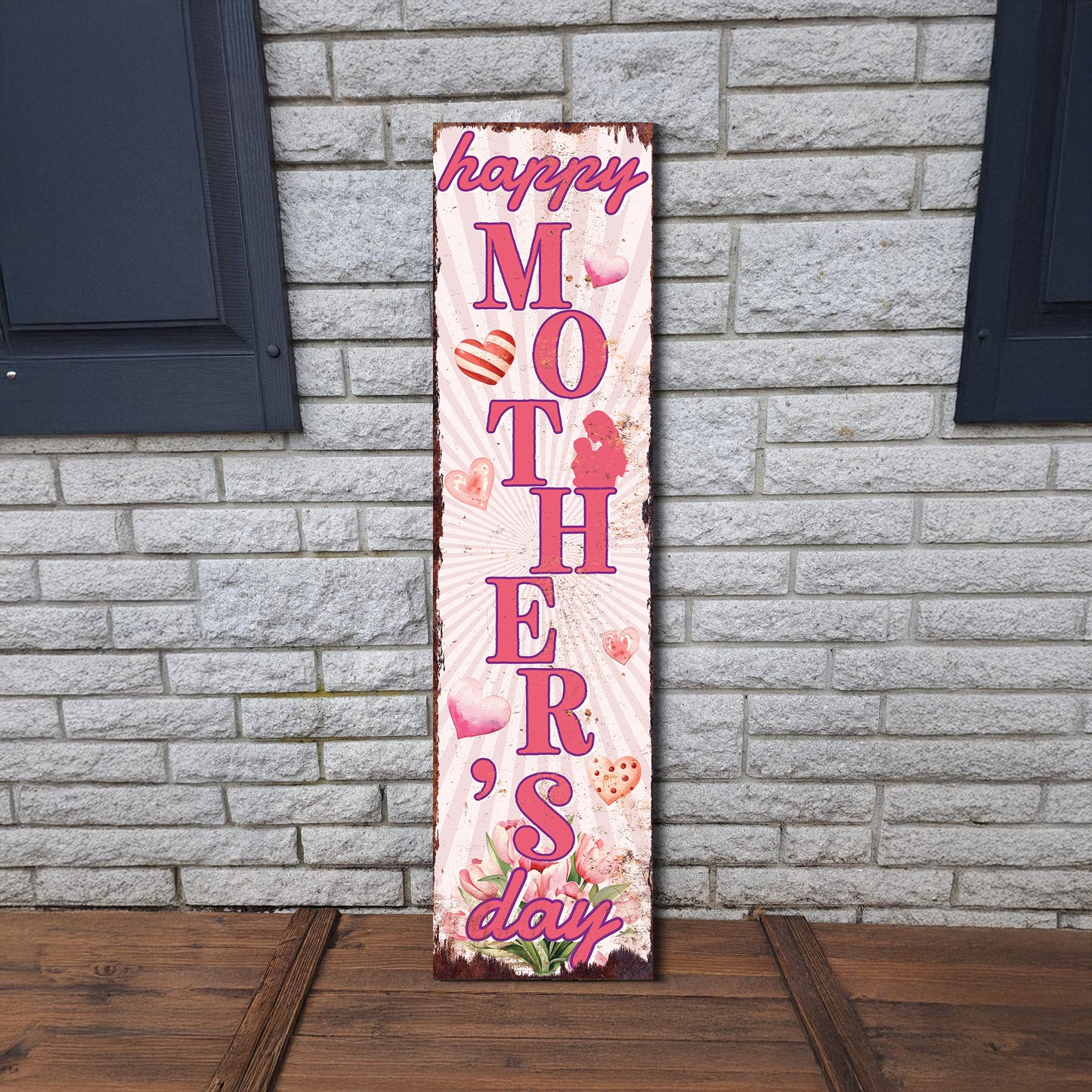 Happy Mother’s Day Porch Sign | Multi Sizes | Perfect Yard & Front Door Decor