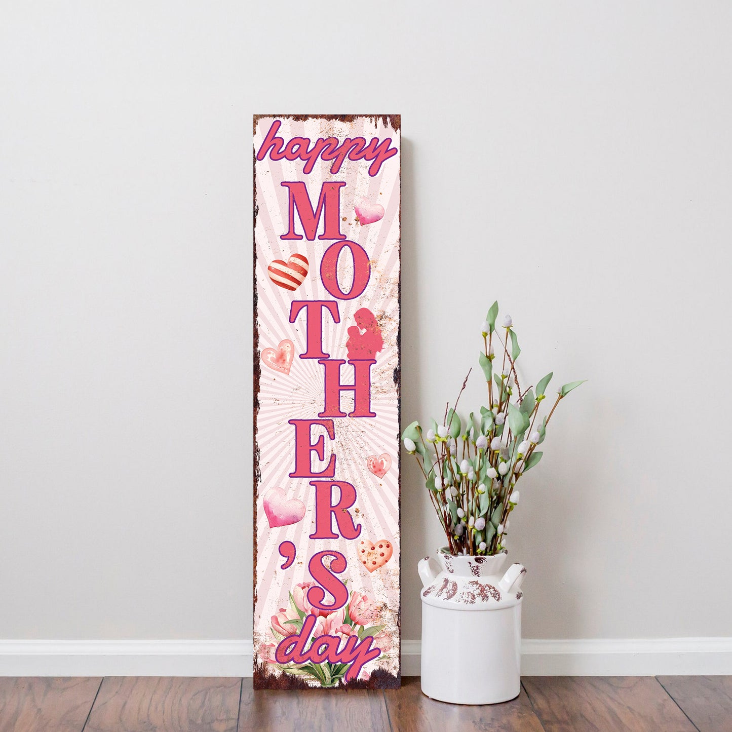 Happy Mother’s Day Porch Sign | Multi Sizes | Perfect Yard & Front Door Decor