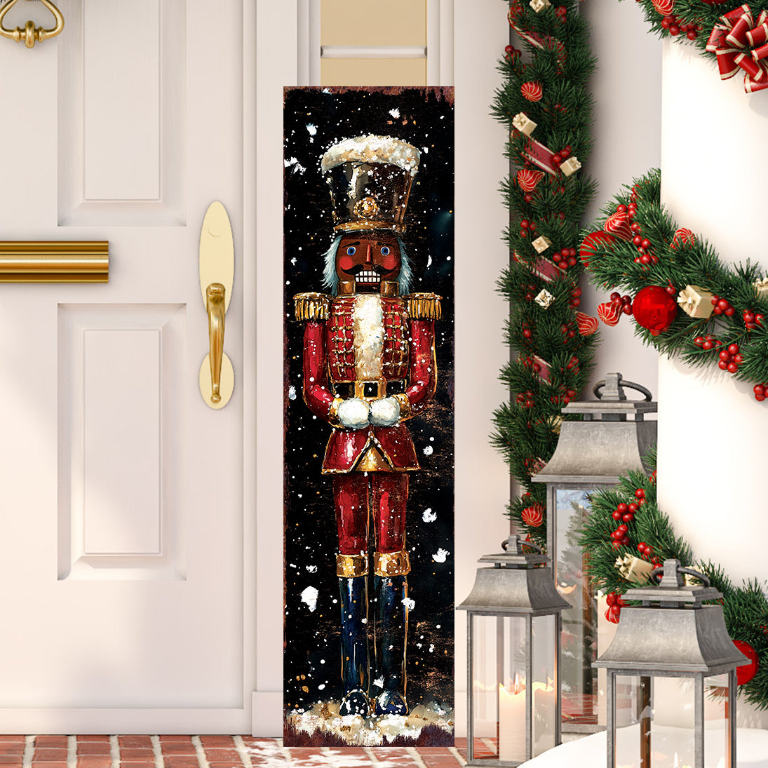 Nutcracker Christmas Porch Sign – Holiday Outdoor Decor