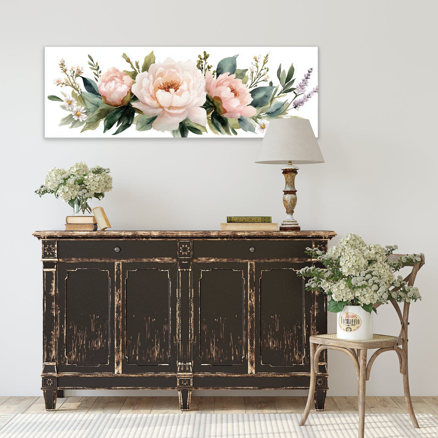 Delicate Peony Spring Wall Art Home Decor