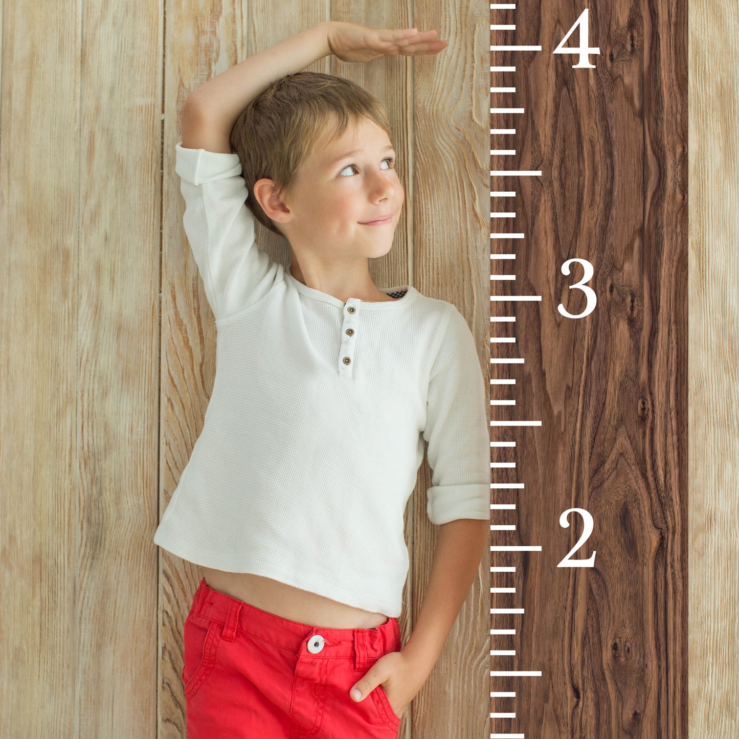 6ft Growth Chart Ruler - Brown, Playroom Decor, Wall Ruler, Wood Growth Chart, Nursery Decor Signs, Kids Wall Art, Toddler Bedroom Decor