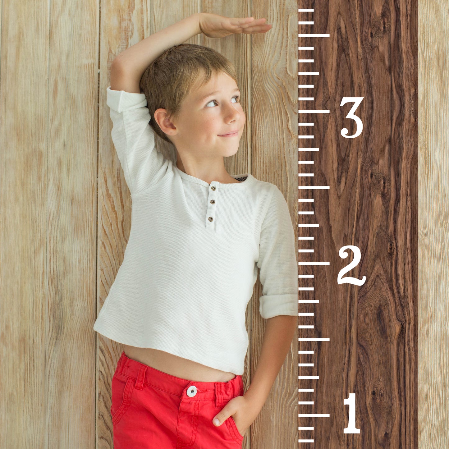 6ft Brown Growth Chart Ruler - Playroom Decor, Wall Ruler, Wood Growth Chart, Nursery Decor Signs, Kids Wall Art, Toddler Bedroom