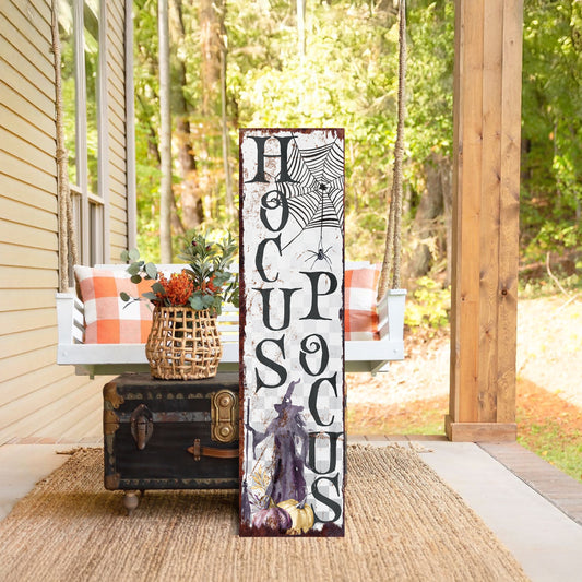 Hocus Pocus Halloween Porch Sign | Spooky Front Door Display | Hauntingly Festive Entryway Decor | Perfect for Halloween Celebrations