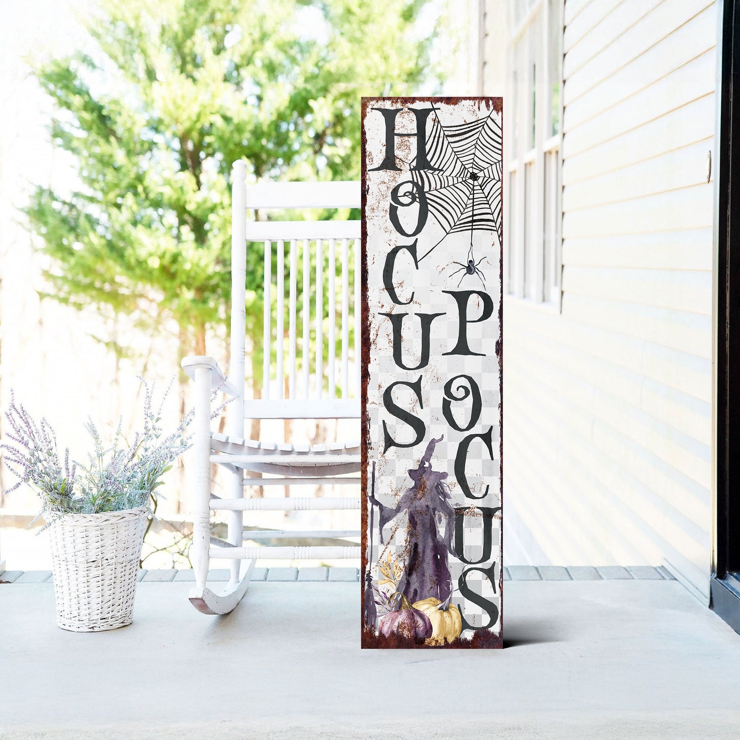 Hocus Pocus Halloween Porch Sign | Spooky Front Door Display | Hauntingly Festive Entryway Decor | Perfect for Halloween Celebrations
