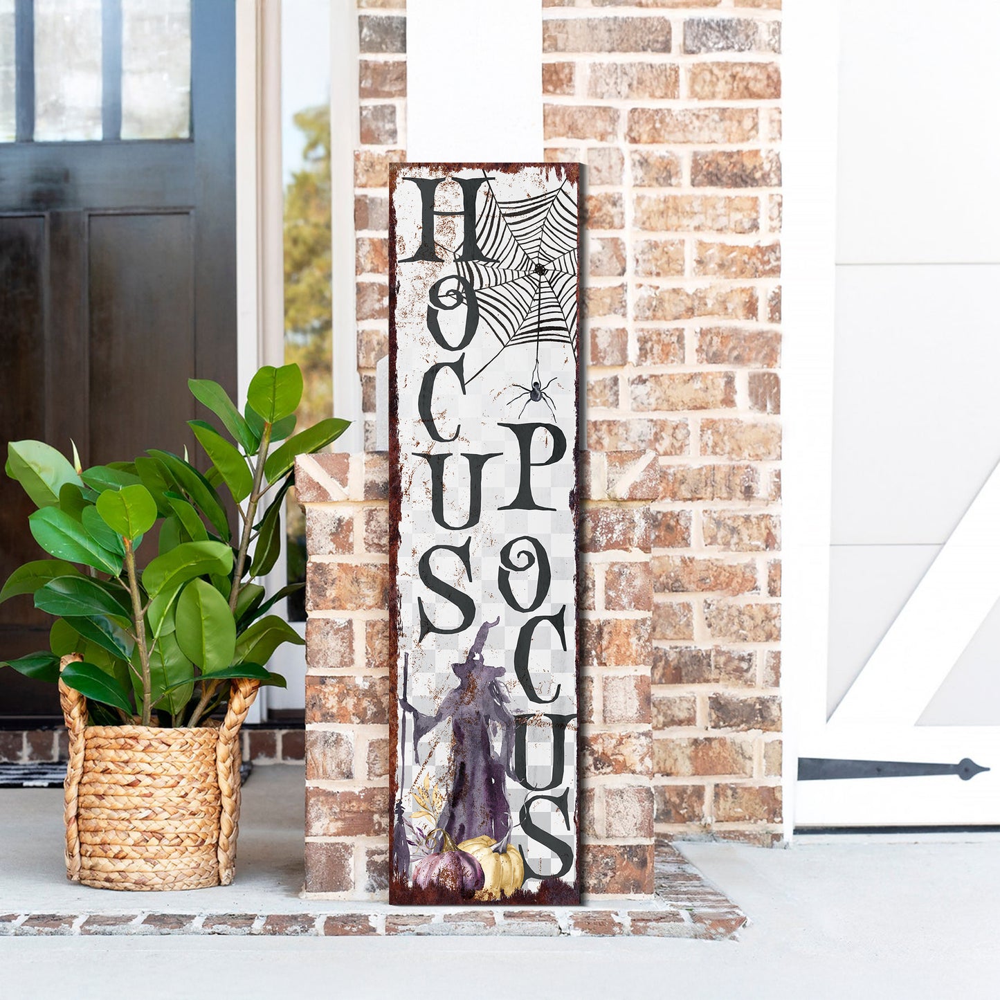 Hocus Pocus Halloween Porch Sign | Spooky Front Door Display | Hauntingly Festive Entryway Decor | Perfect for Halloween Celebrations