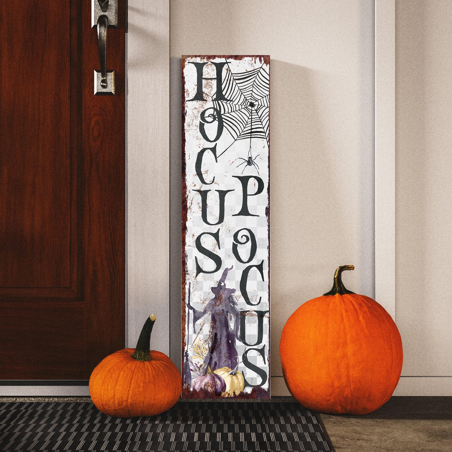 Hocus Pocus Halloween Porch Sign | Spooky Front Door Display | Hauntingly Festive Entryway Decor | Perfect for Halloween Celebrations