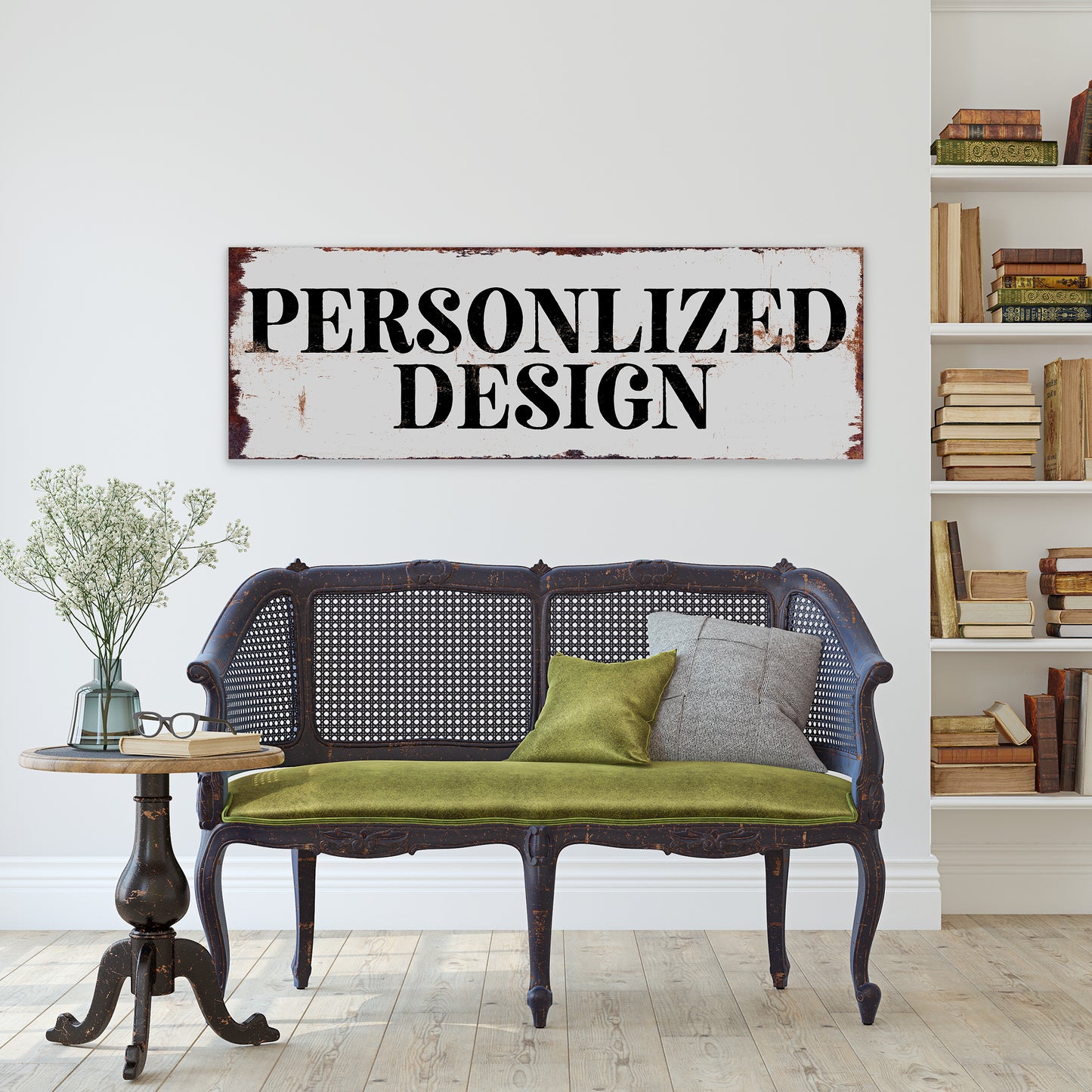 Custom Farmhouse Wall Sign – Personalized Rustic Decor for Home or Entryway