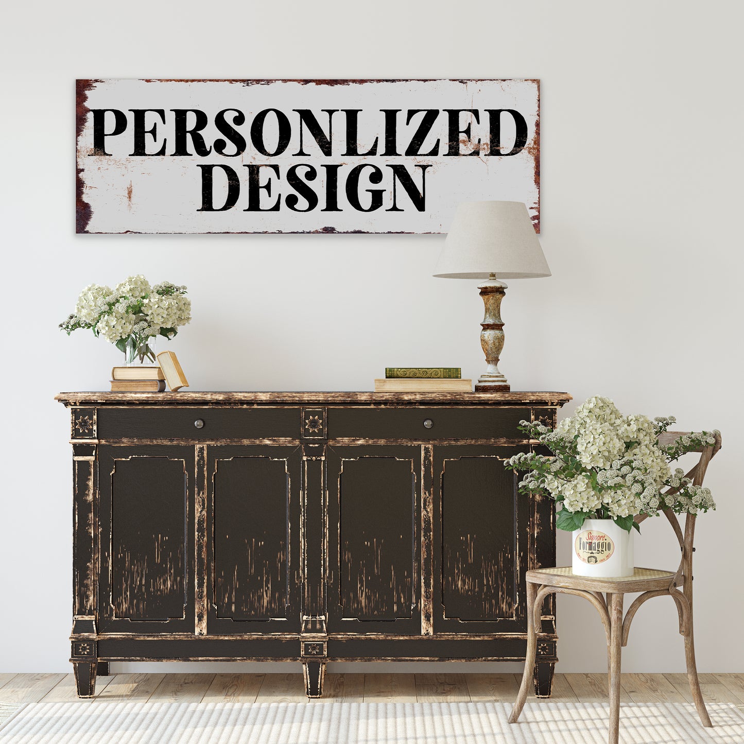 Custom Farmhouse Wall Sign – Personalized Rustic Decor for Home or Entryway
