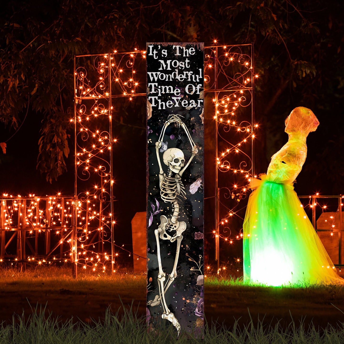 42-inch Halloween - Garden Stake | Halloween Garden Accent | Yard Art and Garden Decoration | Perfect for Outdoor Decor for Patio, Lawn