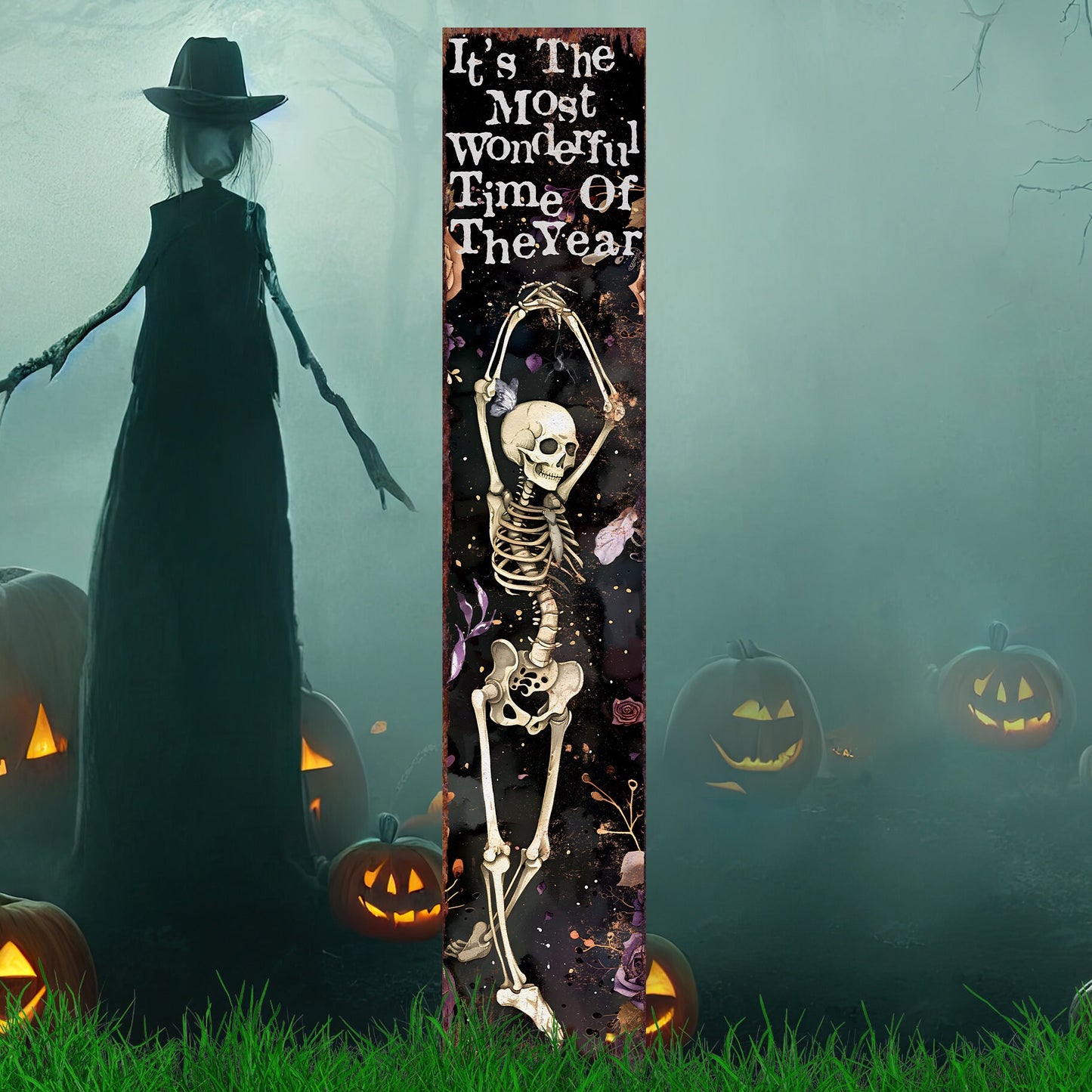 42-inch Halloween - Garden Stake | Halloween Garden Accent | Yard Art and Garden Decoration | Perfect for Outdoor Decor for Patio, Lawn