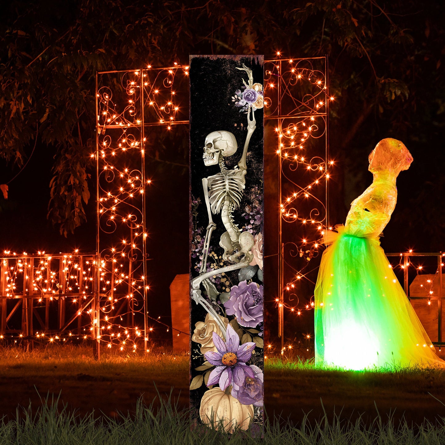 42-inch Halloween - Garden Stake | Yard Art and Garden Decoration | Halloween Garden Accent | Perfect for Outdoor Decor for Patio, Lawn