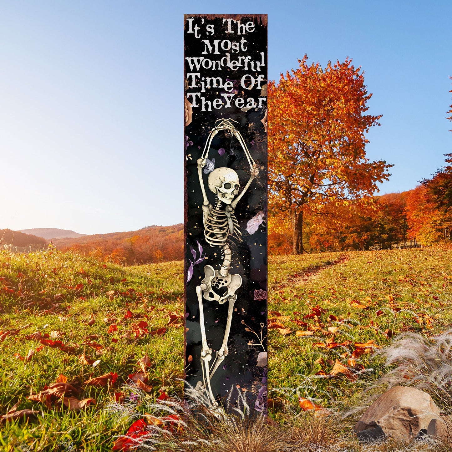 42-inch Halloween - Garden Stake | Halloween Garden Accent | Yard Art and Garden Decoration | Perfect for Outdoor Decor for Patio, Lawn