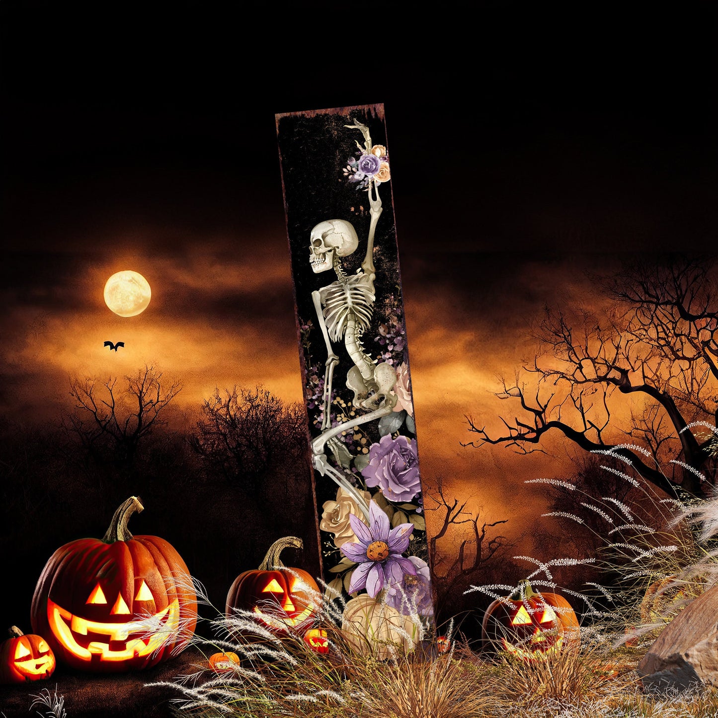 42-inch Halloween - Garden Stake | Yard Art and Garden Decoration | Halloween Garden Accent | Perfect for Outdoor Decor for Patio, Lawn