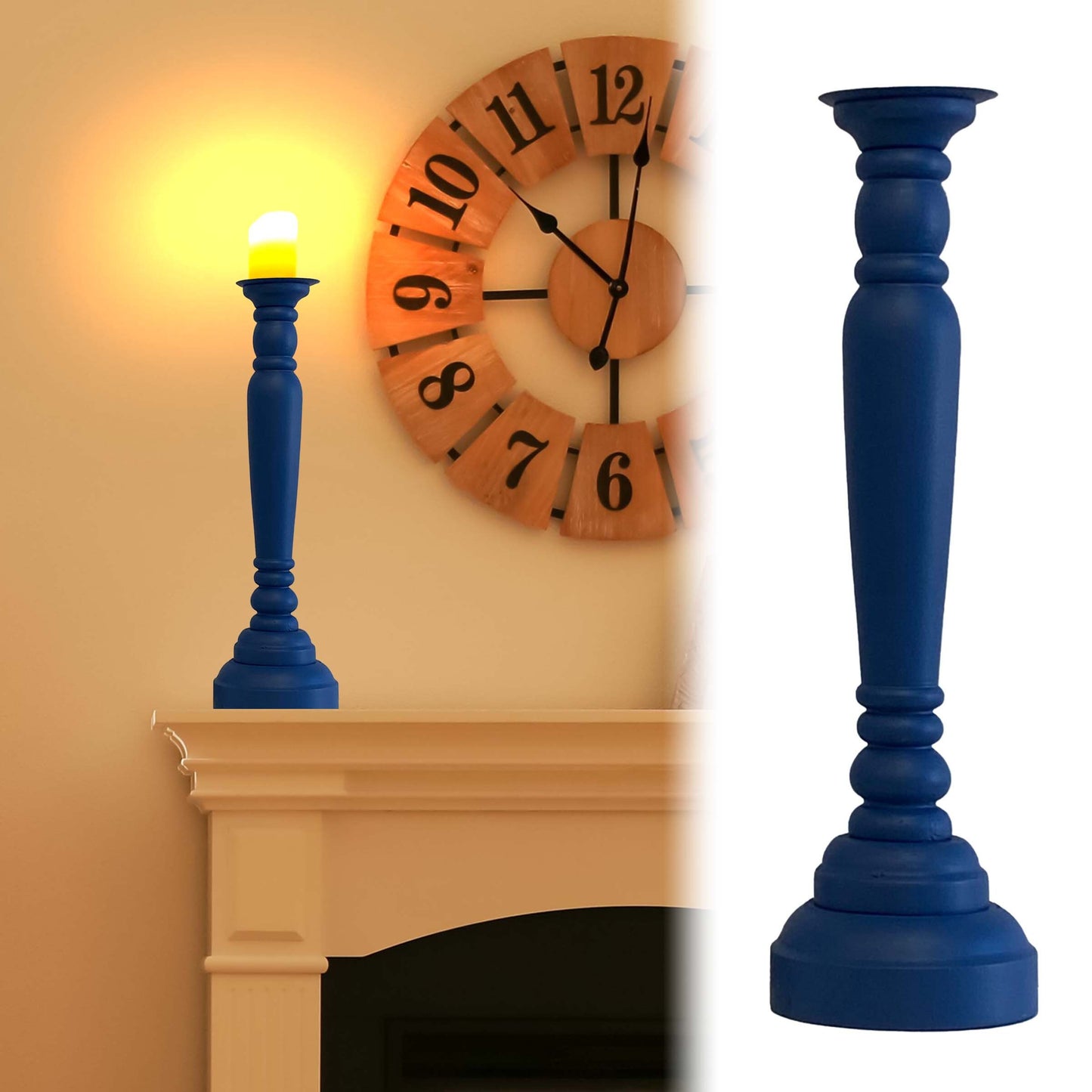 Candle Holder Wood, CandleSticks, Candle stick Holder, Rustic Candle Holder for Dinning Table, Mantle