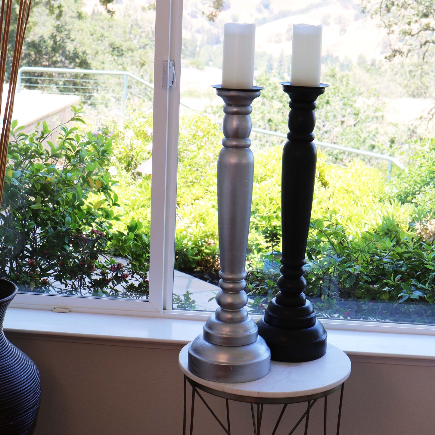 Candle Holder Wood, CandleSticks, Candle stick Holder, Rustic Candle Holder for Dinning Table, Mantle