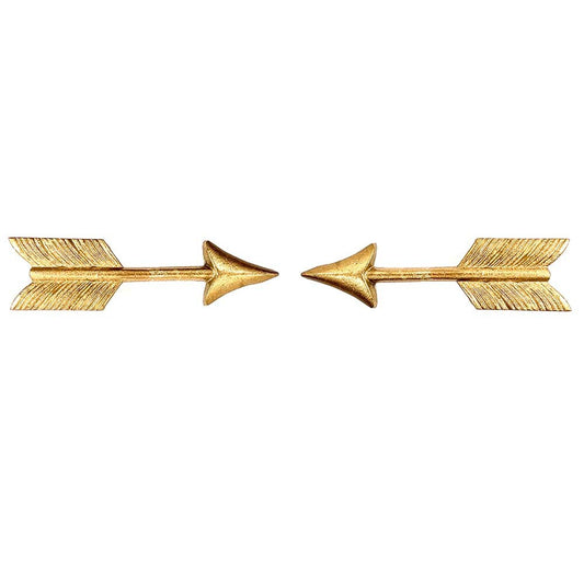 Arrow Drawer Pull Brass Set of 6, Kitchen Cabinet Knobs Dresser Knobs Drawer Knobs Handles