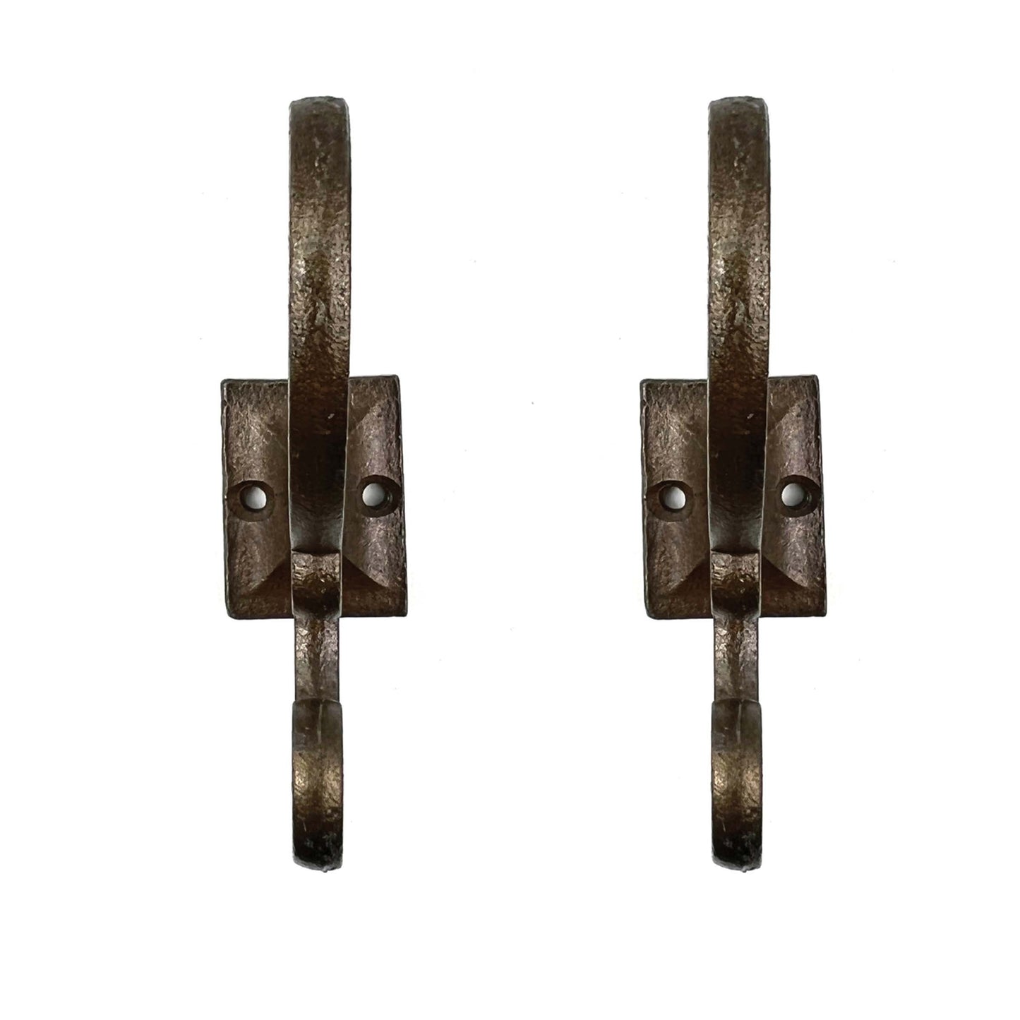Metal Scroll Wall Hook Bronze Set of 6, Kitchen Cabinet Knobs Dresser Knobs Drawer Knobs Handles