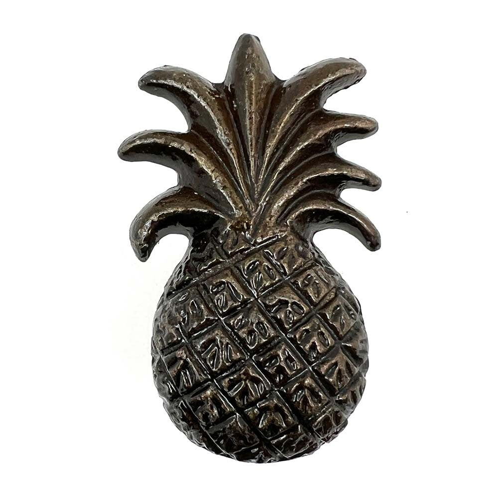 Cast Iron Pineapple Cabinet Knobs 6 Pack Knobs for Cabinets and Drawers, Closet Door Knobs, Drawer Pulls and Knobs with Mounting Screw