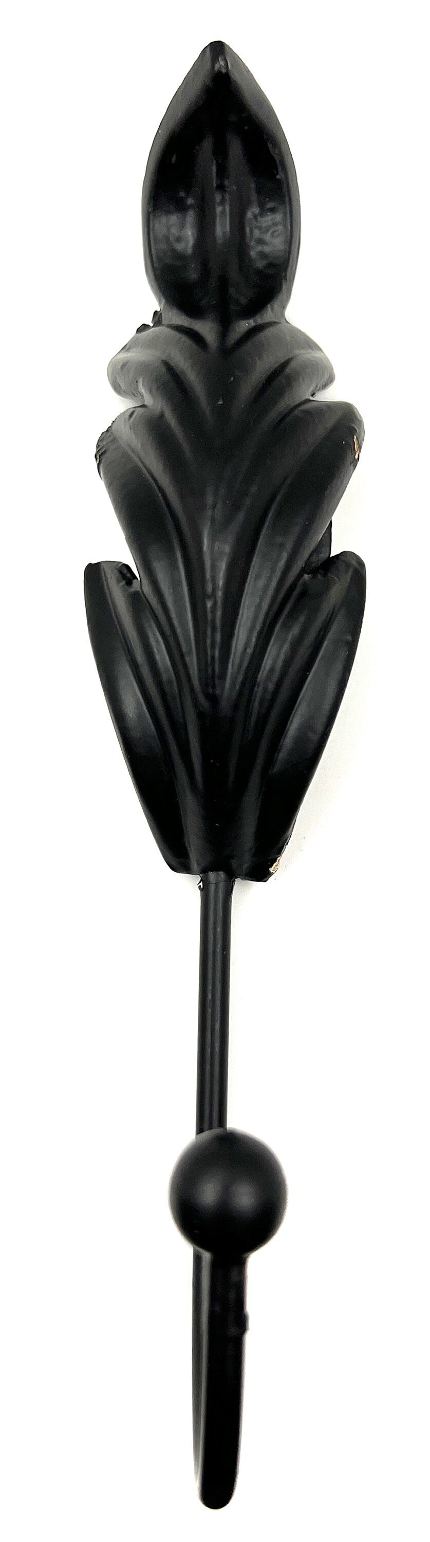 Metal Feather Wall Hook Black Set of 6, Kitchen Cabinet Knobs Dresser Knobs Drawer Knobs Handles