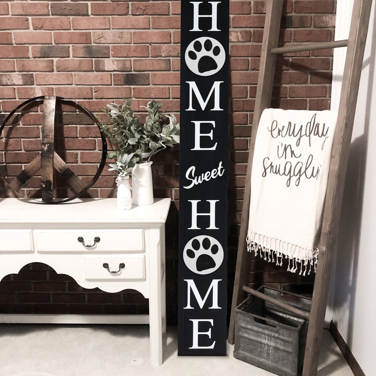 72in Outdoor Welcome Sign- Home Sweet Home Sign for Front Porch Decor, 6ft Home Sweet Home Sign,Fun Door Sign for Front Door