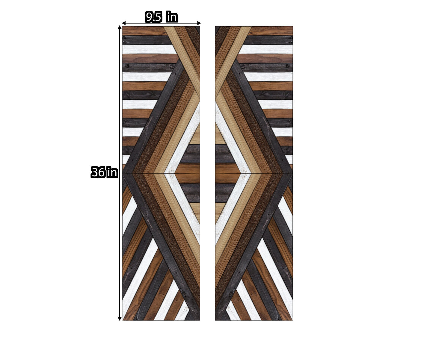 36in Wall Decor Wooden Art Geometric Pattern Wood Wall Hanging, Boho Wall Art Prints for Apartment, Bedroom, Living Room