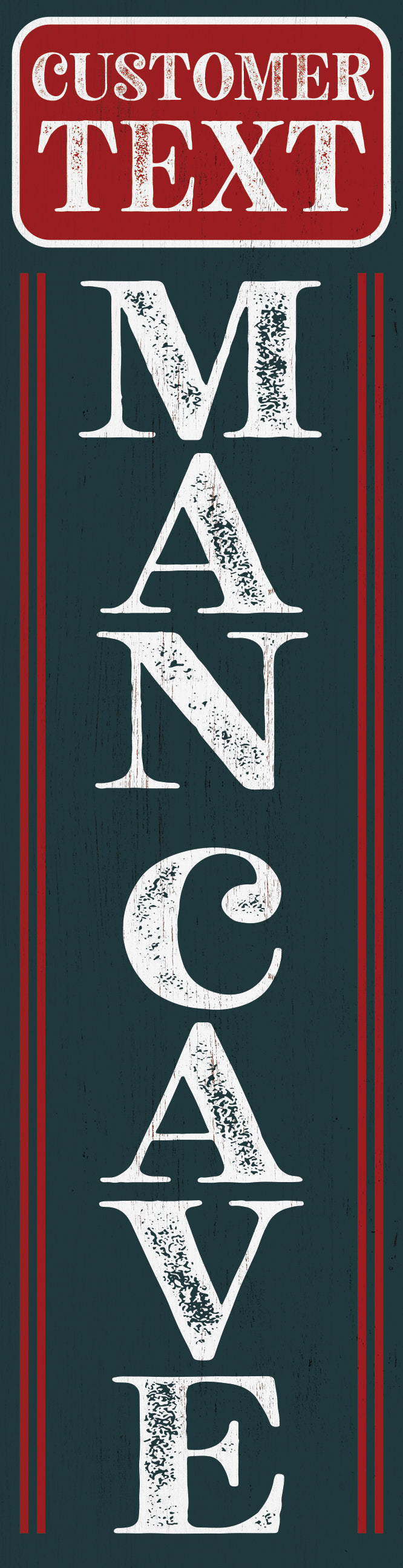 36in Personalized Man Cave Wooden Sign, Ideal for Gaming Room, Bar, Relaxation Area, Custom Wall Decor, Unique Gift