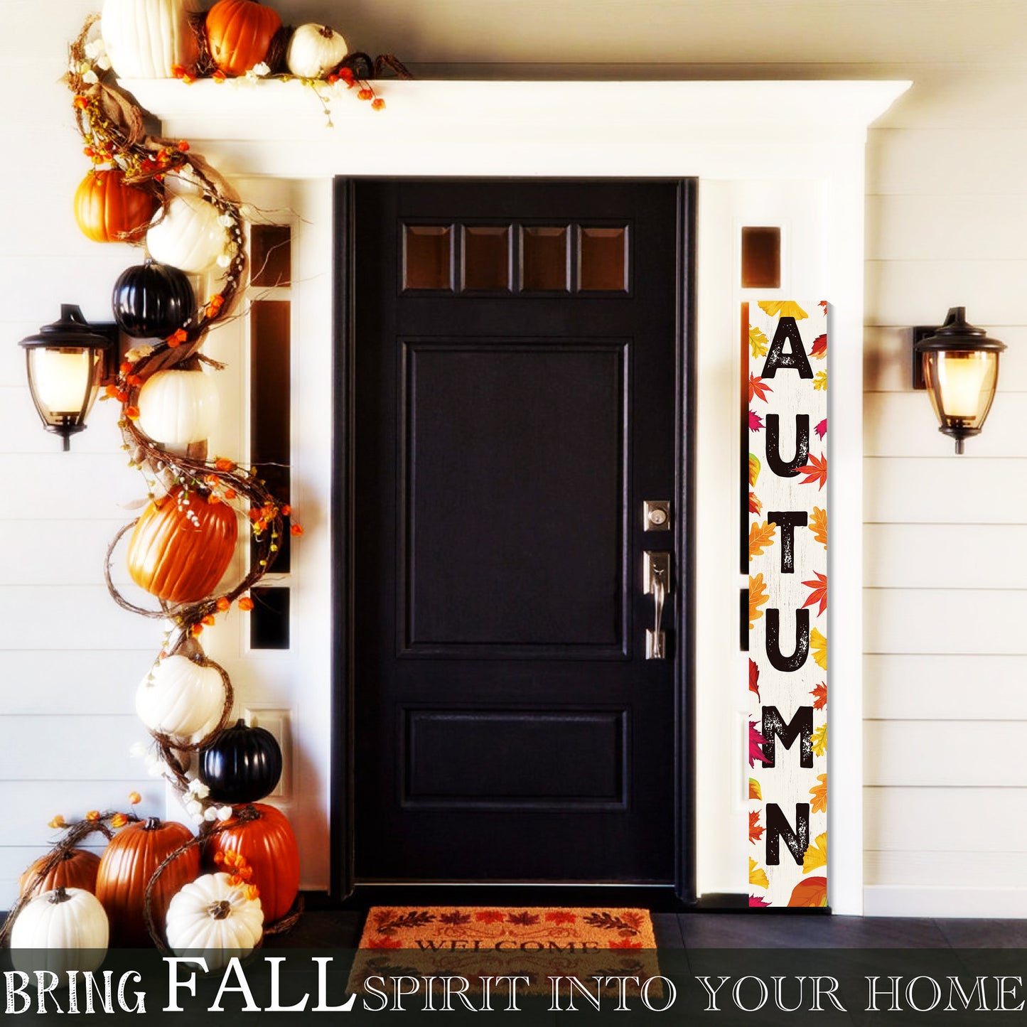 72in Autumn Fall Porch Sign | Front Door Display | Ideal Porch Decor | Perfect for Autumn Celebrations