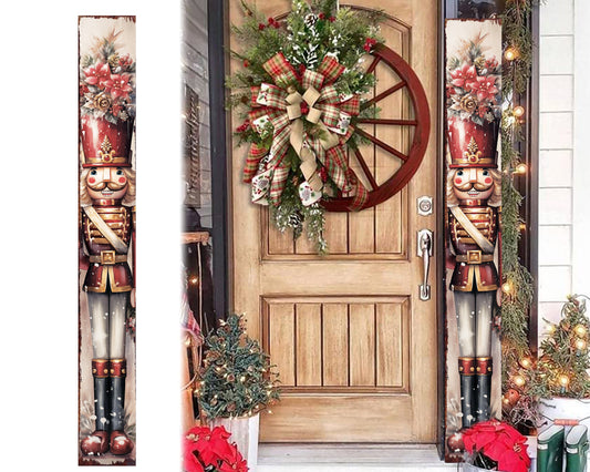 72in Nutcracker Christmas Porch Sign | Outdoor & Indoor Holiday Decor