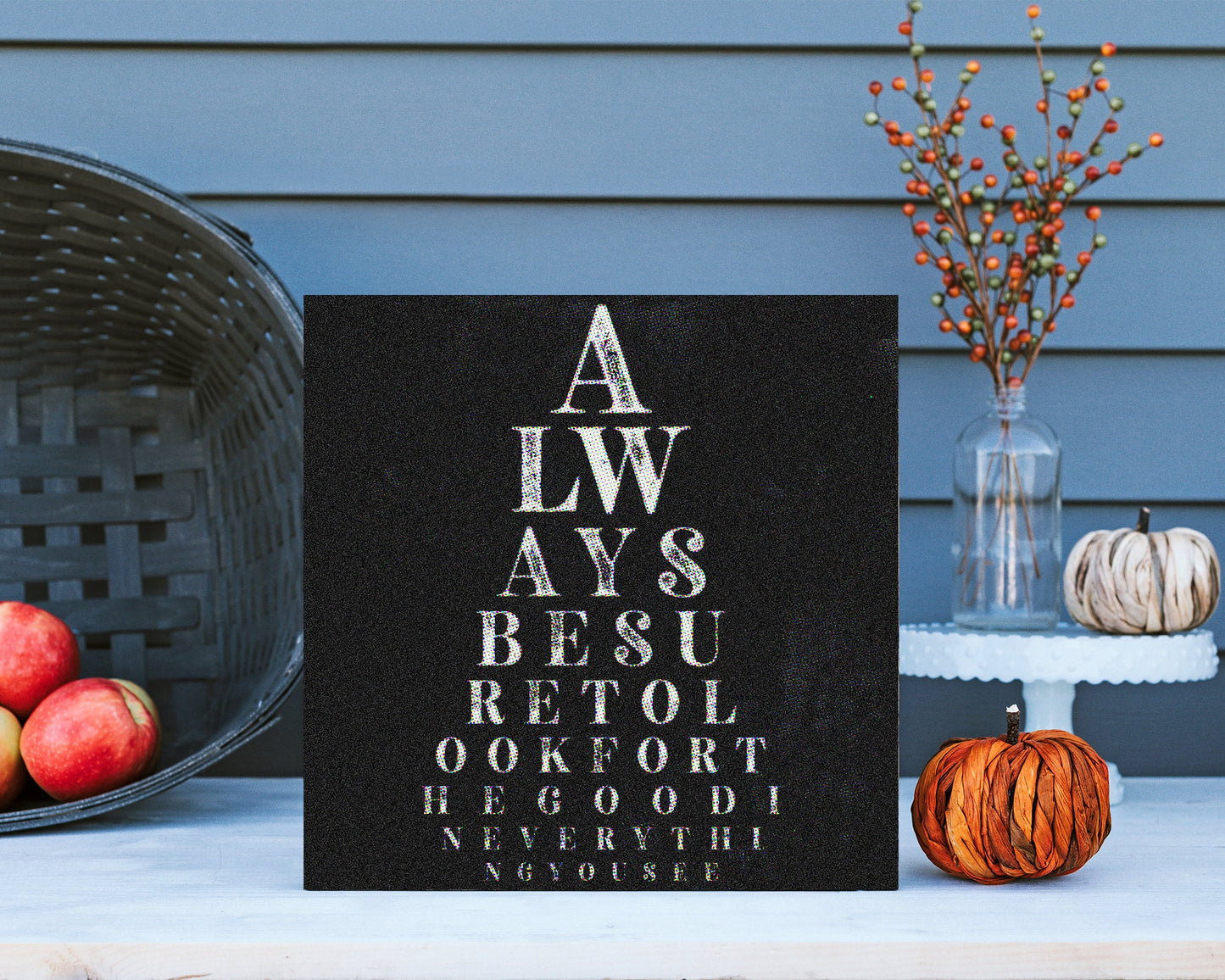 12in "Always Be Sure to Look for the Good in Everything You See" Canvas Wall Art, Wall Canvas Printing, Canvas Wall Art, Living Room Decor