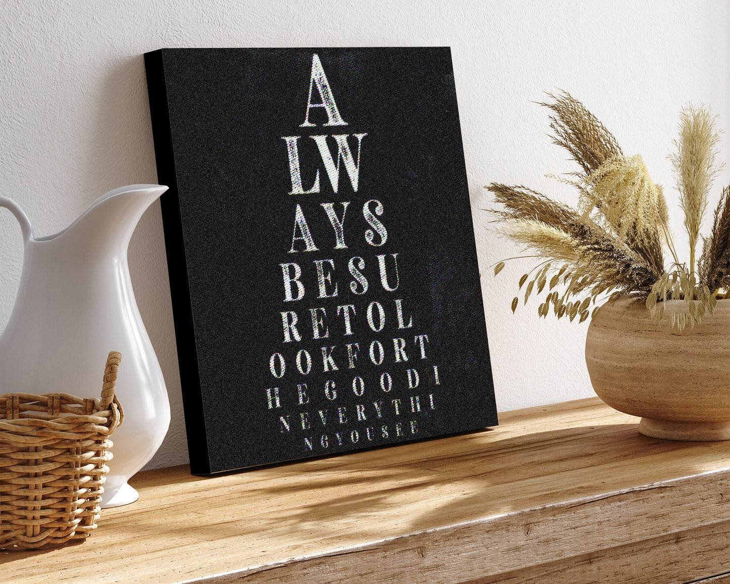 12in "Always Be Sure to Look for the Good in Everything You See" Canvas Wall Art, Wall Canvas Printing, Canvas Wall Art, Living Room Decor