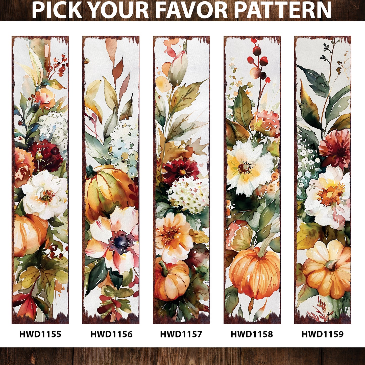 42in Fall Garden Stake | Watercolor Fall Pumpkin Decor - Ideal for Outdoor Decor, Yard Art, and Garden Fall Decor