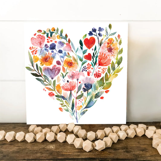 Valentine Wall Decor | Vintage Valentine’s Canvas | Modern Farmhouse Mantel Entryway Decor | Valentine’s Day Decoration | 3 Sizes