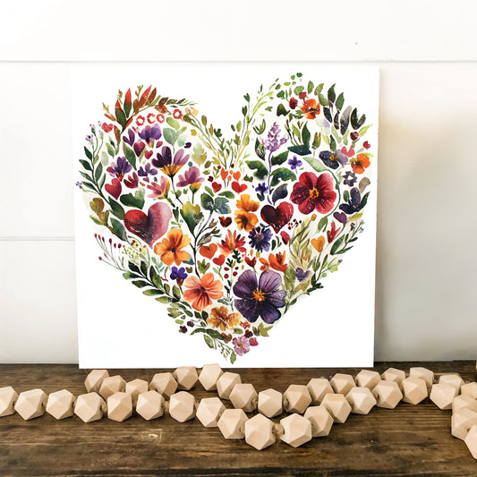 Valentine Wall Decor | Vintage Valentine’s Canvas | Modern Farmhouse Mantel Entryway Decor | Valentine’s Day Decoration | 3 Sizes