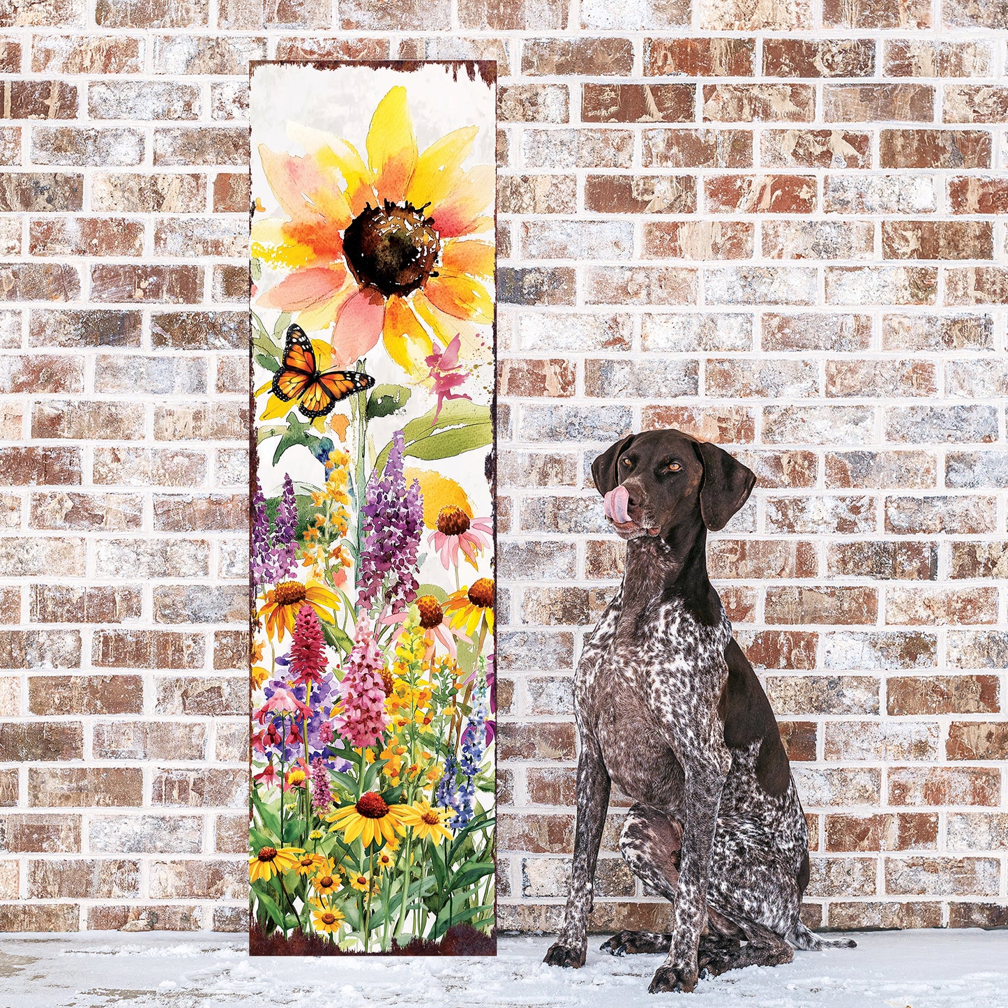 Summer Wildflowers Porch Sign | Wildflower Garden Design | UV Print | Multi Sizes for Front Porch Decor