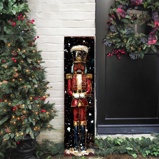 Nutcracker Christmas Porch Sign – Holiday Outdoor Decor