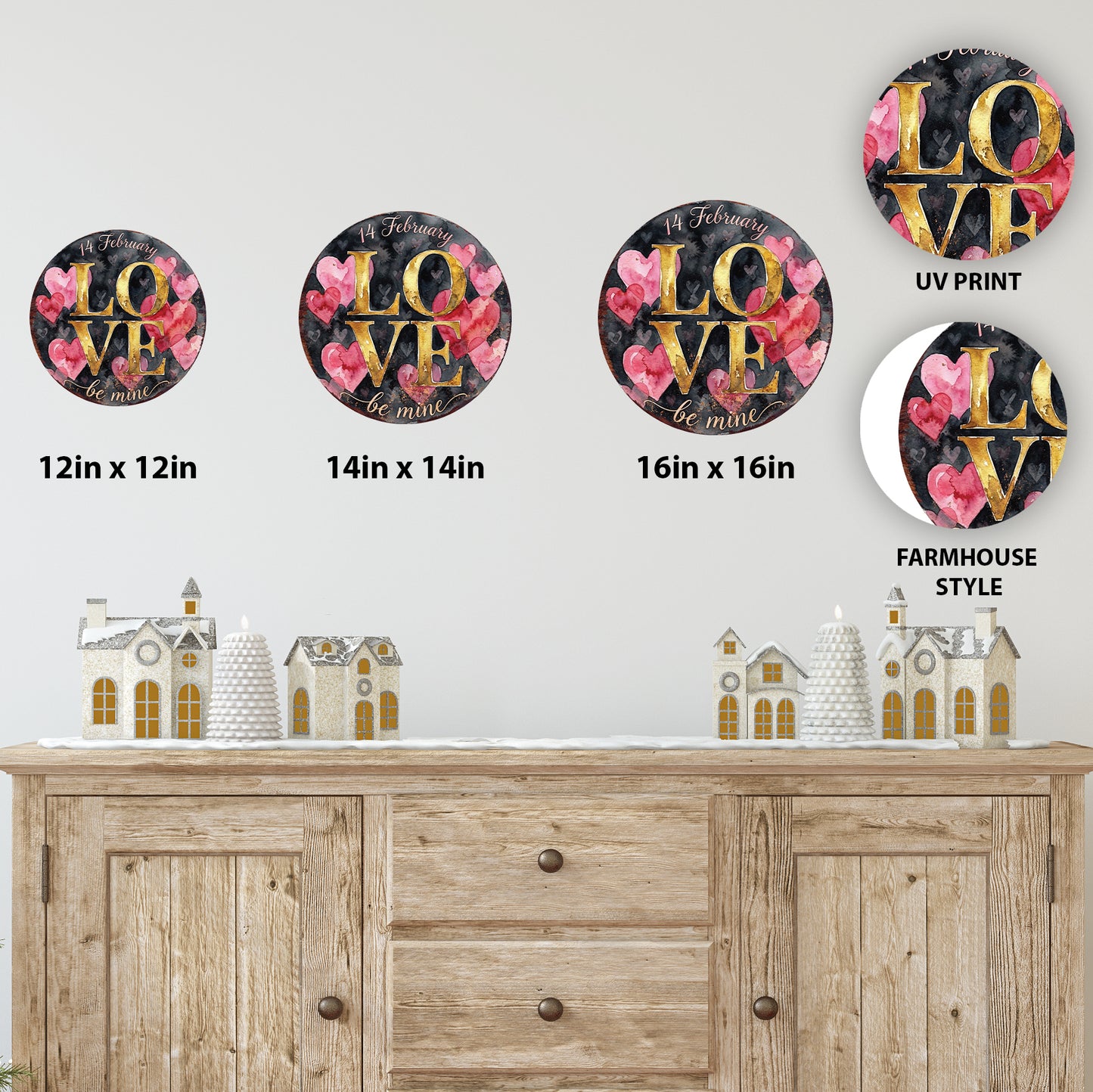 Rustic Valentine's Heart Wall Art | Romantic Farmhouse Home Decor