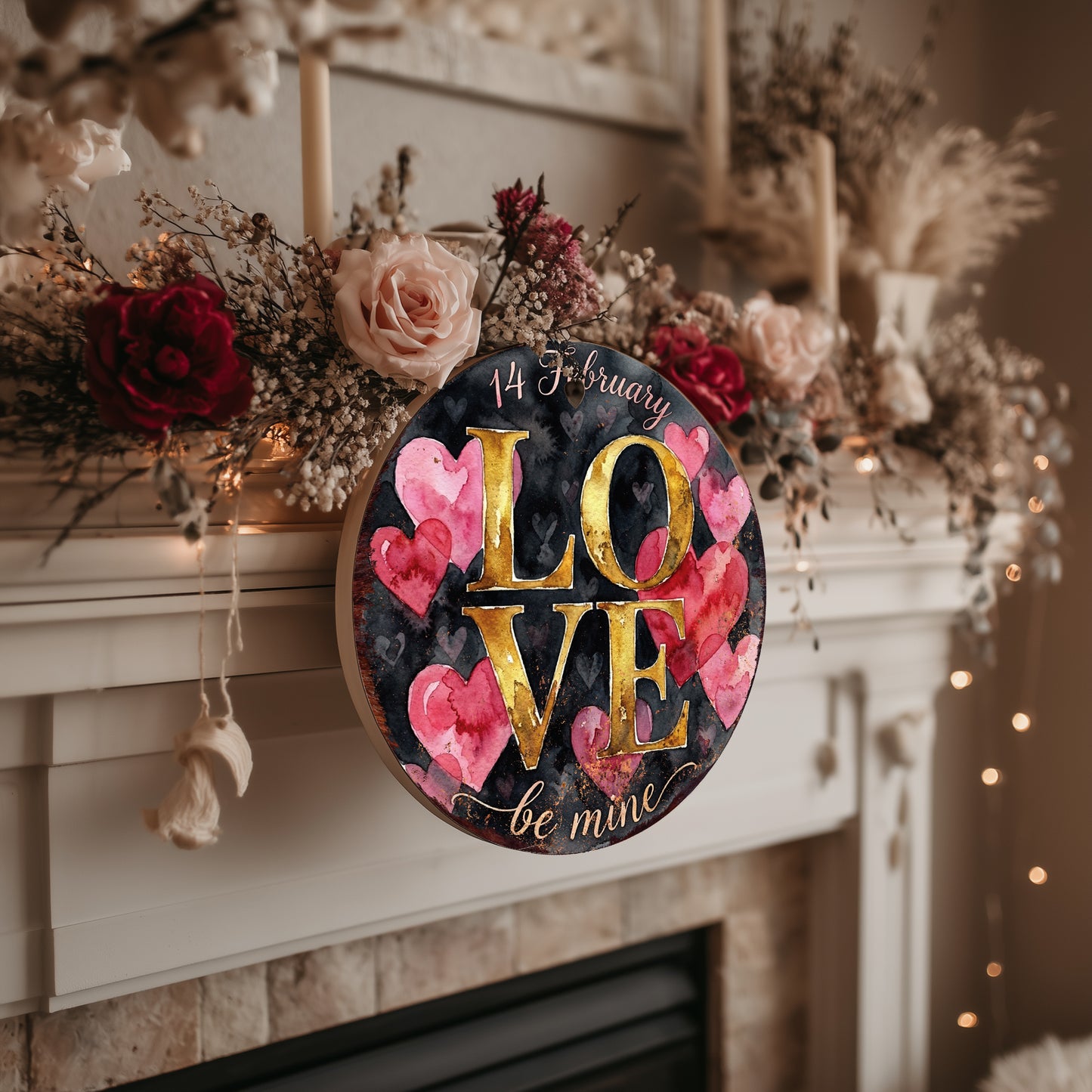 Rustic Valentine's Heart Wall Art | Romantic Farmhouse Home Decor
