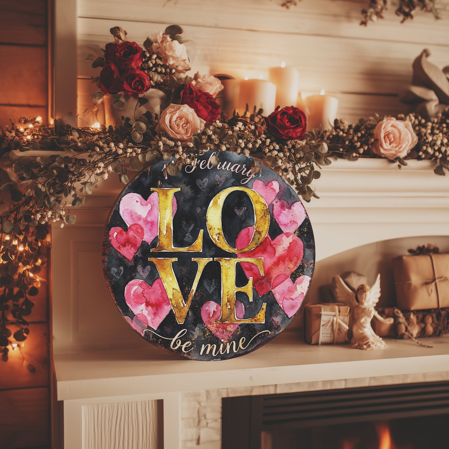 Rustic Valentine's Heart Wall Art | Romantic Farmhouse Home Decor