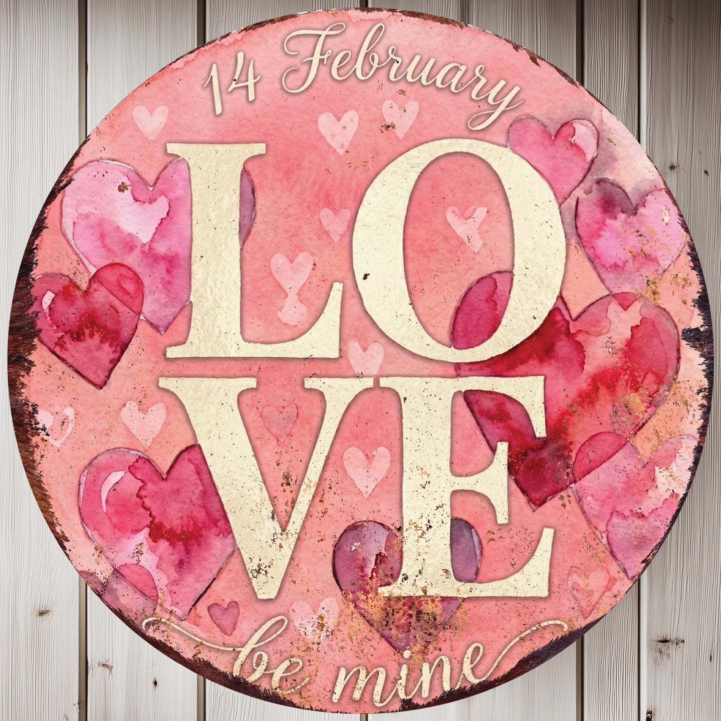 Charming Valentine Heart Wall Art | Rustic Farmhouse Love Decor
