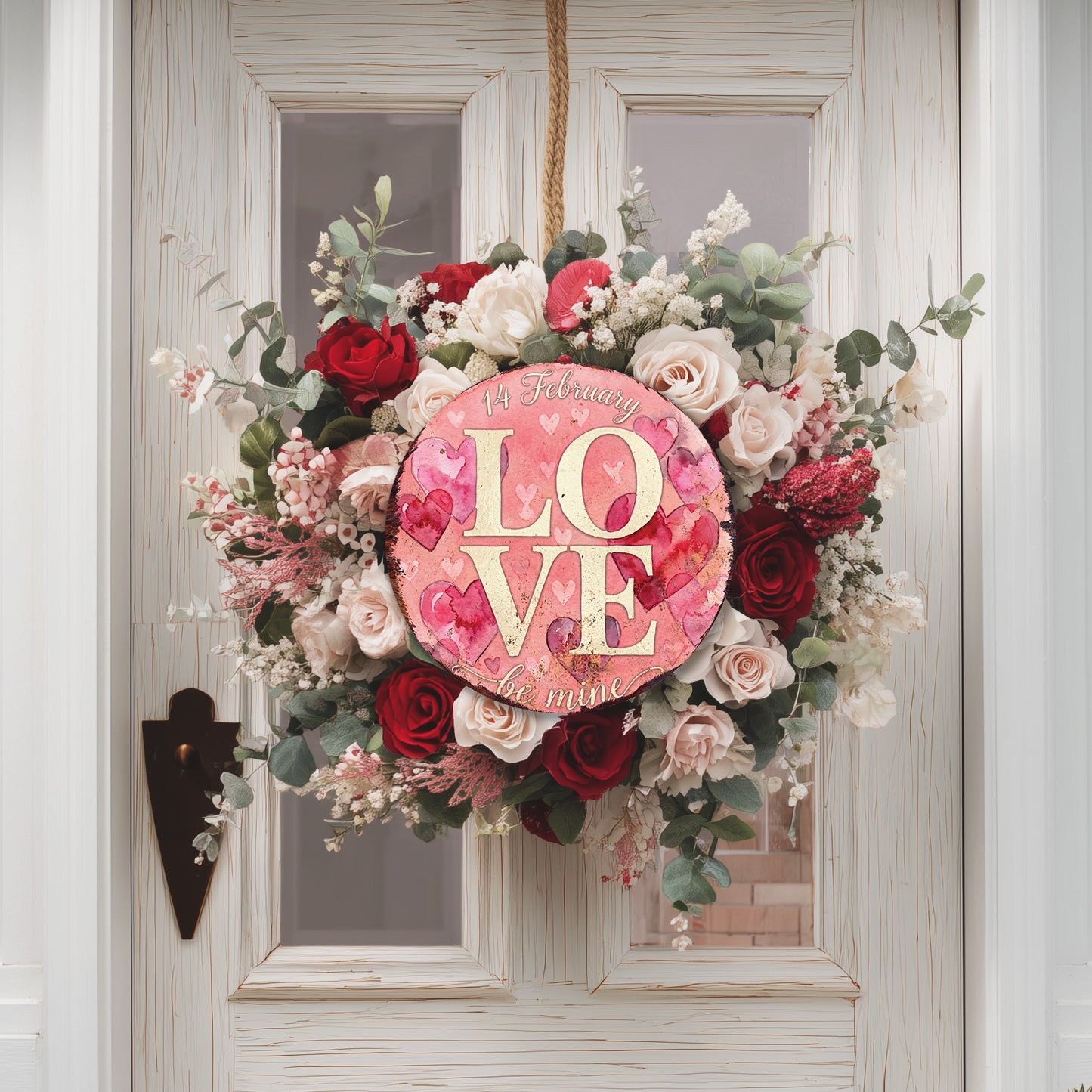 Charming Valentine Heart Wall Art | Rustic Farmhouse Love Decor