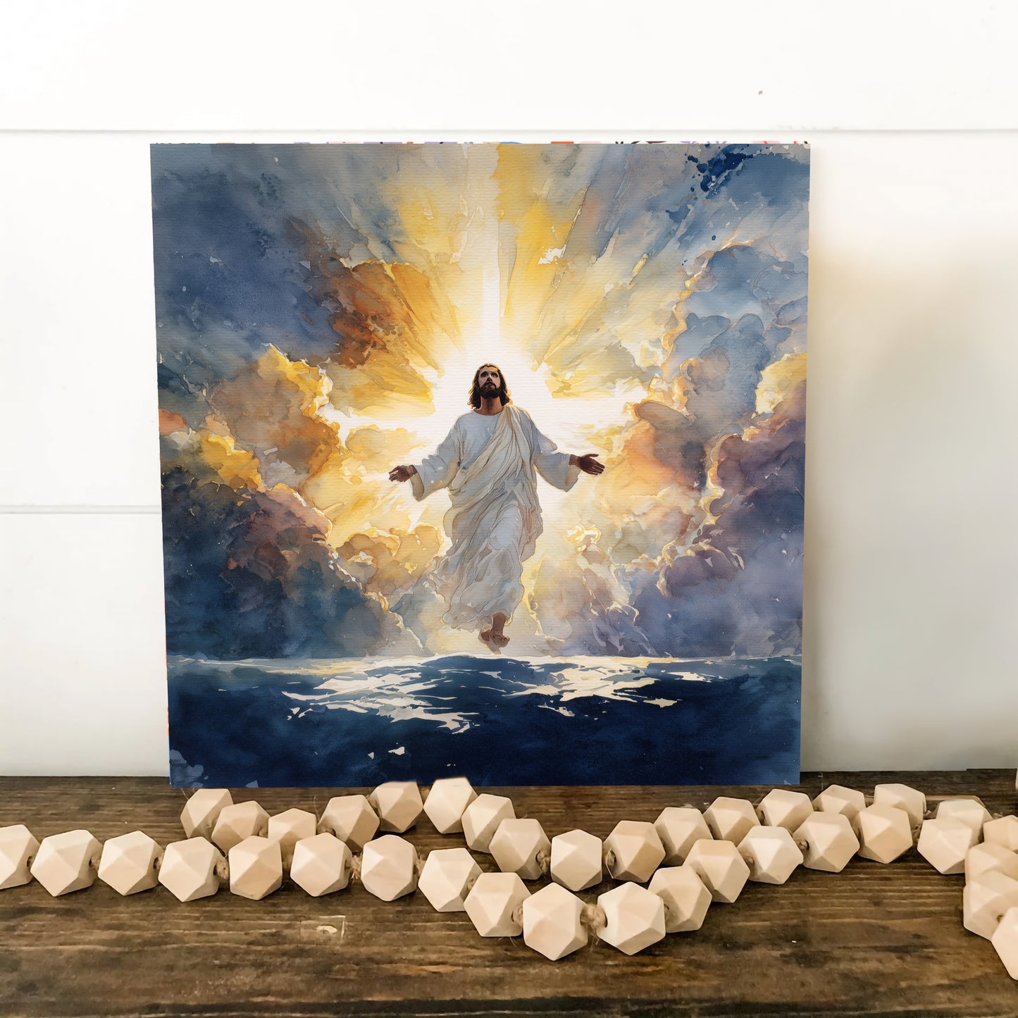 Inspirational Faith Canvas Wall Art | Serene Modern Home Decor